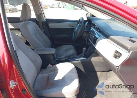 2015 Toyota Corolla Le z USA, uszkodzony, nr VIN 2T1BURHE6FC437274